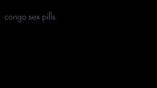 congo sex pills