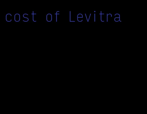 cost of Levitra