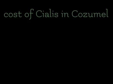 cost of Cialis in Cozumel