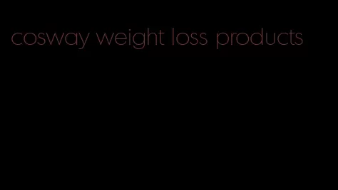 cosway weight loss products