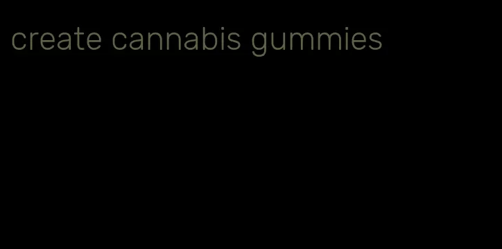 create cannabis gummies