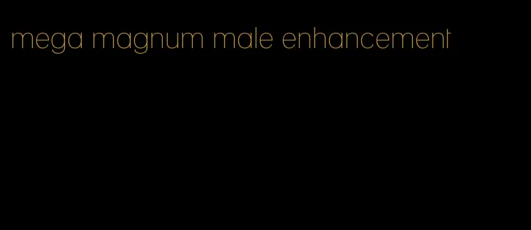 mega magnum male enhancement