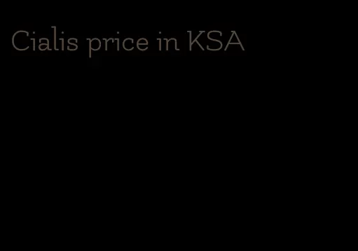 Cialis price in KSA