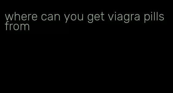 where can you get viagra pills from