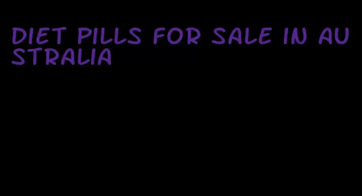 diet pills for sale in Australia