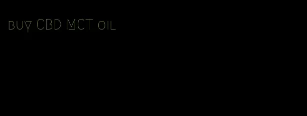 buy CBD MCT oil