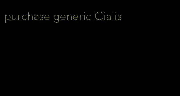 purchase generic Cialis