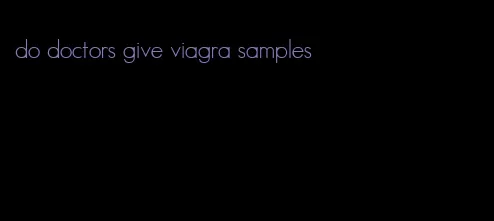 do doctors give viagra samples