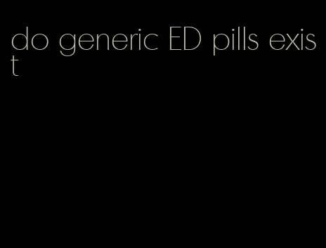 do generic ED pills exist