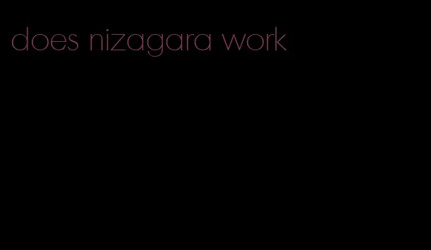 does nizagara work