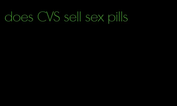 does CVS sell sex pills