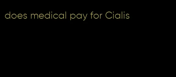 does medical pay for Cialis