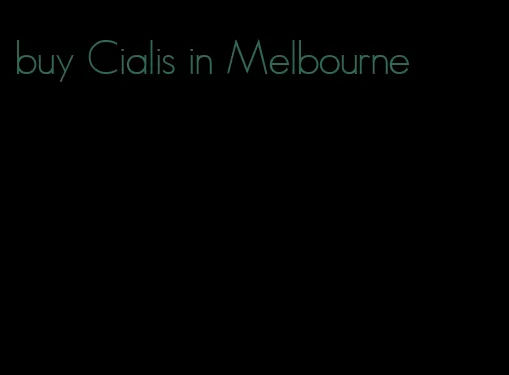 buy Cialis in Melbourne