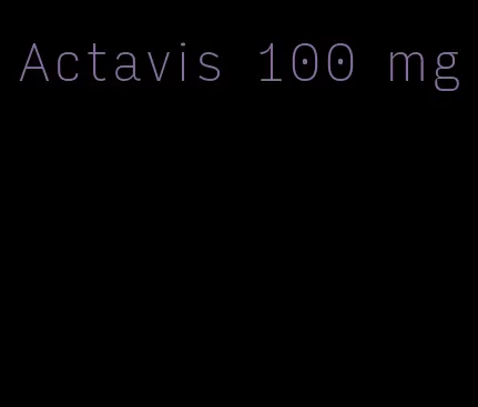 Actavis 100 mg