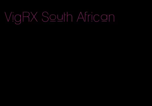 VigRX South African