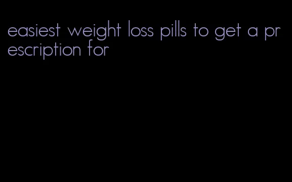 easiest weight loss pills to get a prescription for