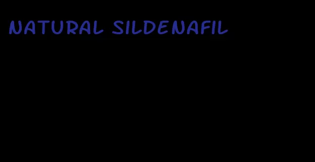 natural sildenafil