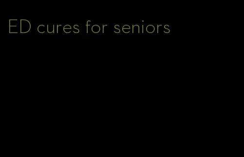 ED cures for seniors