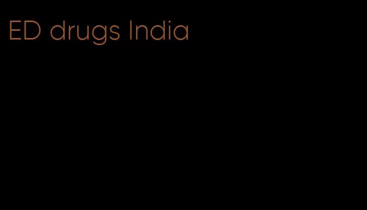 ED drugs India