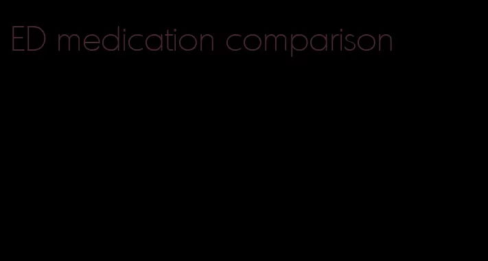 ED medication comparison