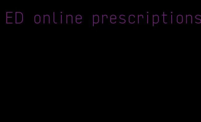 ED online prescriptions