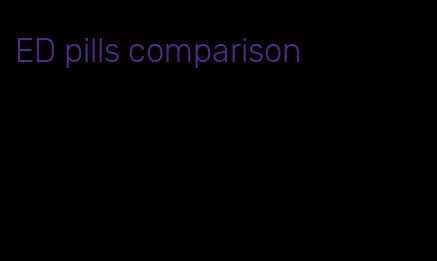 ED pills comparison