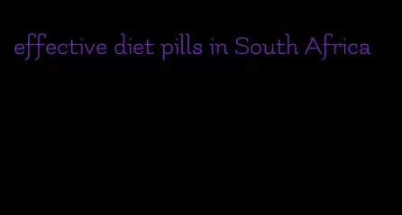 effective diet pills in South Africa