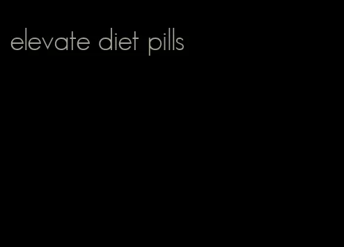 elevate diet pills