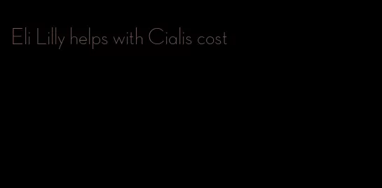 Eli Lilly helps with Cialis cost