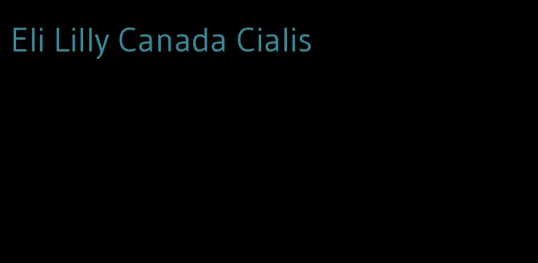 Eli Lilly Canada Cialis