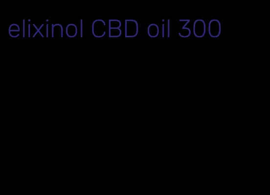 elixinol CBD oil 300