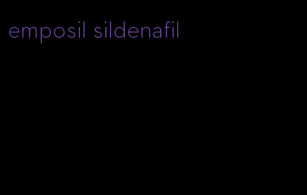 emposil sildenafil