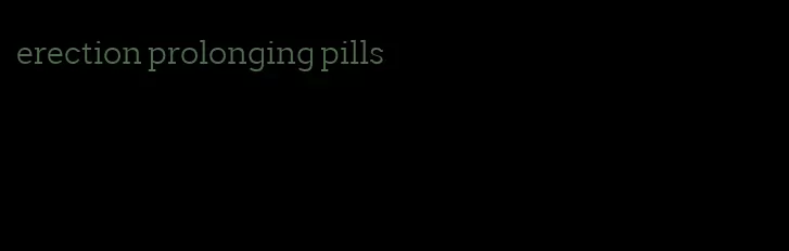 erection prolonging pills