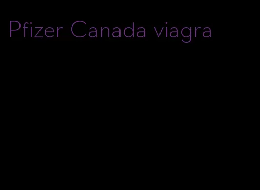 Pfizer Canada viagra