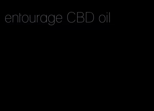 entourage CBD oil