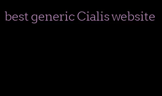 best generic Cialis website