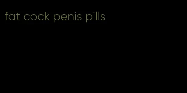 fat cock penis pills