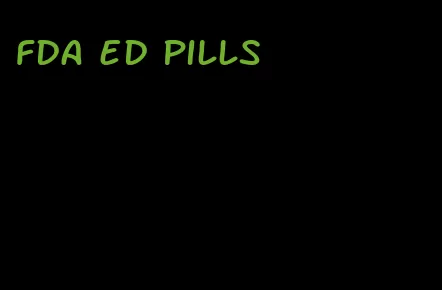 FDA ED pills