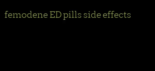 femodene ED pills side effects