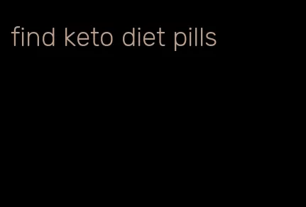 find keto diet pills