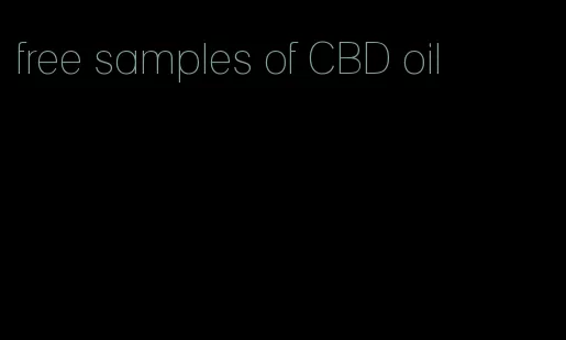 free samples of CBD oil