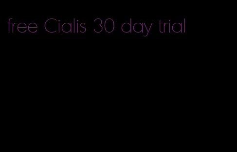 free Cialis 30 day trial