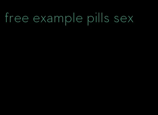 free example pills sex