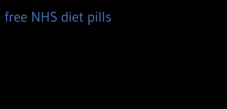 free NHS diet pills