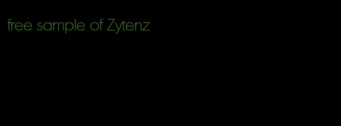 free sample of Zytenz