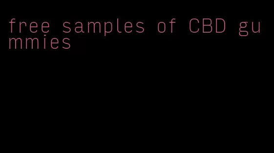 free samples of CBD gummies