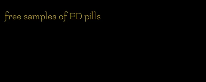 free samples of ED pills