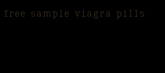 free sample viagra pills