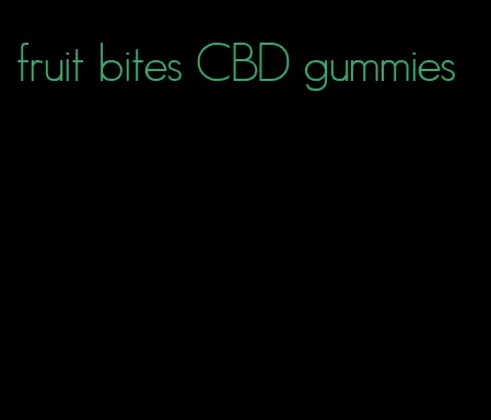 fruit bites CBD gummies