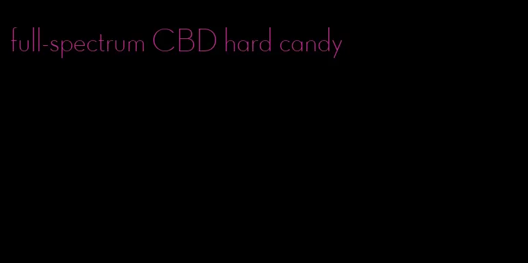 full-spectrum CBD hard candy